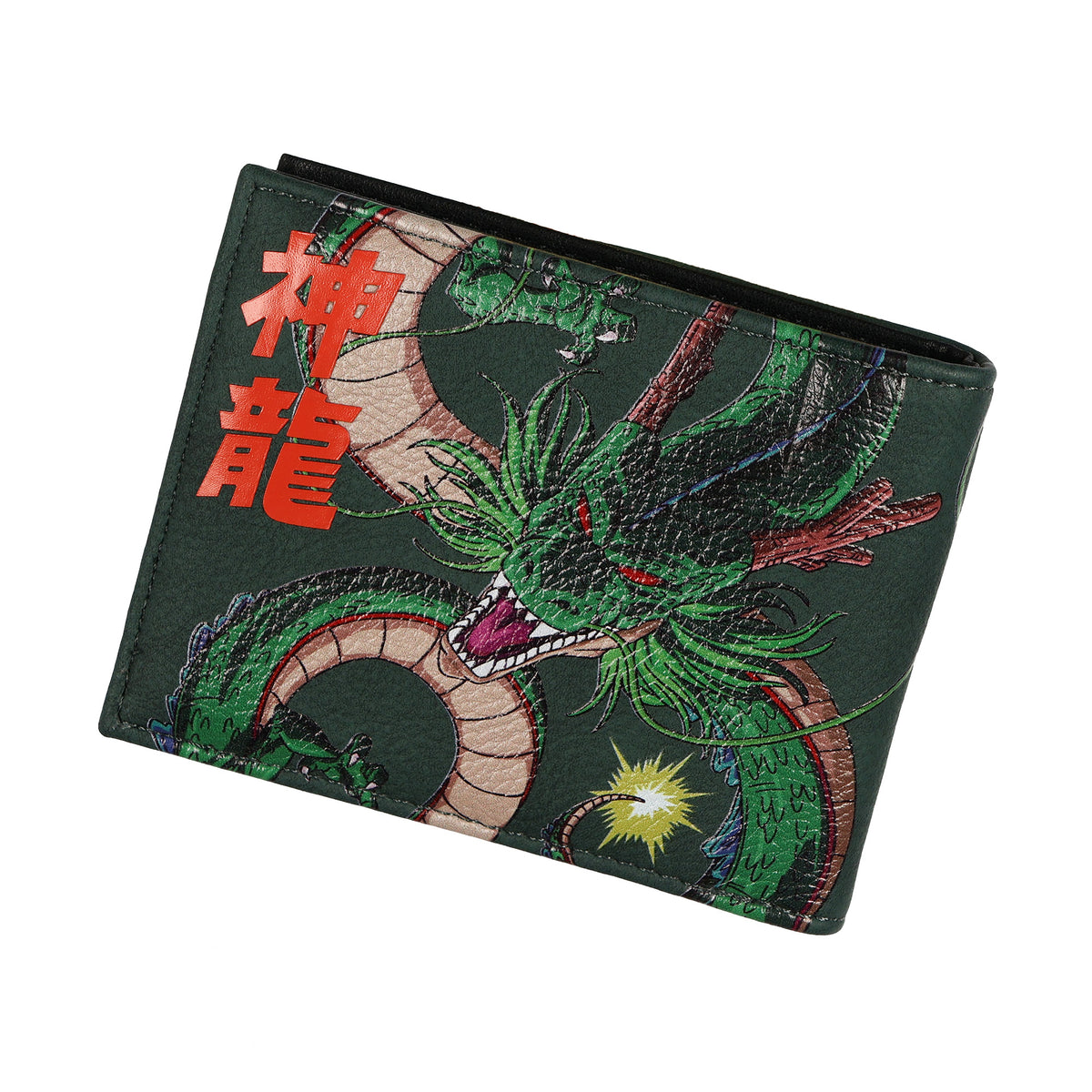 Dragon Ball Z Shenron Design Faux Leather Bi-Fold Wallet