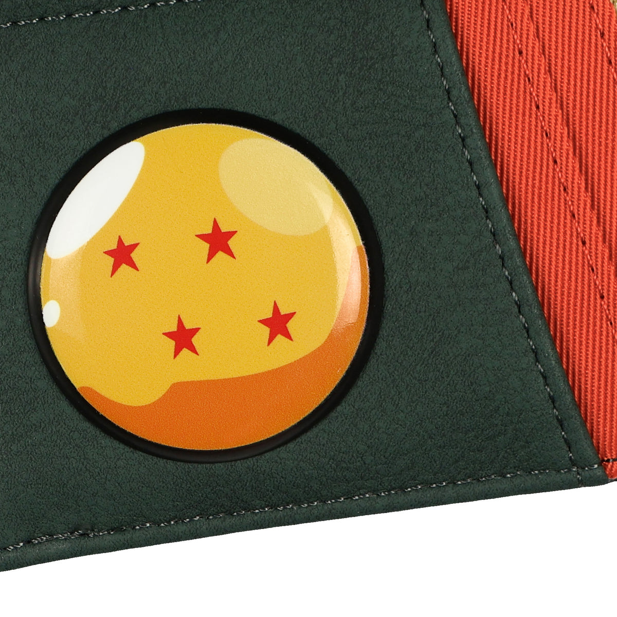 Dragon Ball Z Shenron Kanji Bi-Fold Wallet, Faux Leather