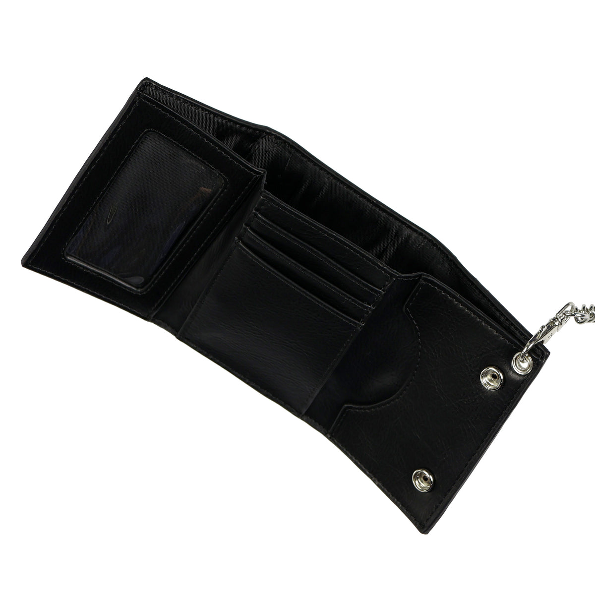 Demon Slayer Tanjiro Kamado Tri-Fold Snap Wallet with Chain and Loop Strap