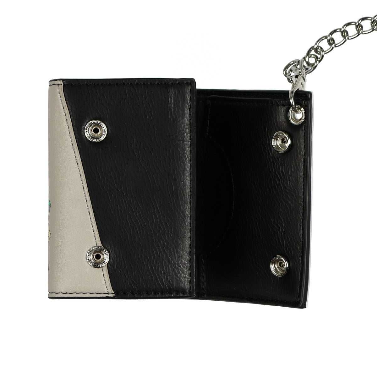 Demon Slayer Tanjiro Kamado Tri-Fold Snap Wallet with Chain and Loop Strap