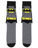 DC Comics Men's Adult Batman Cape Crew Mid-Calf Socks