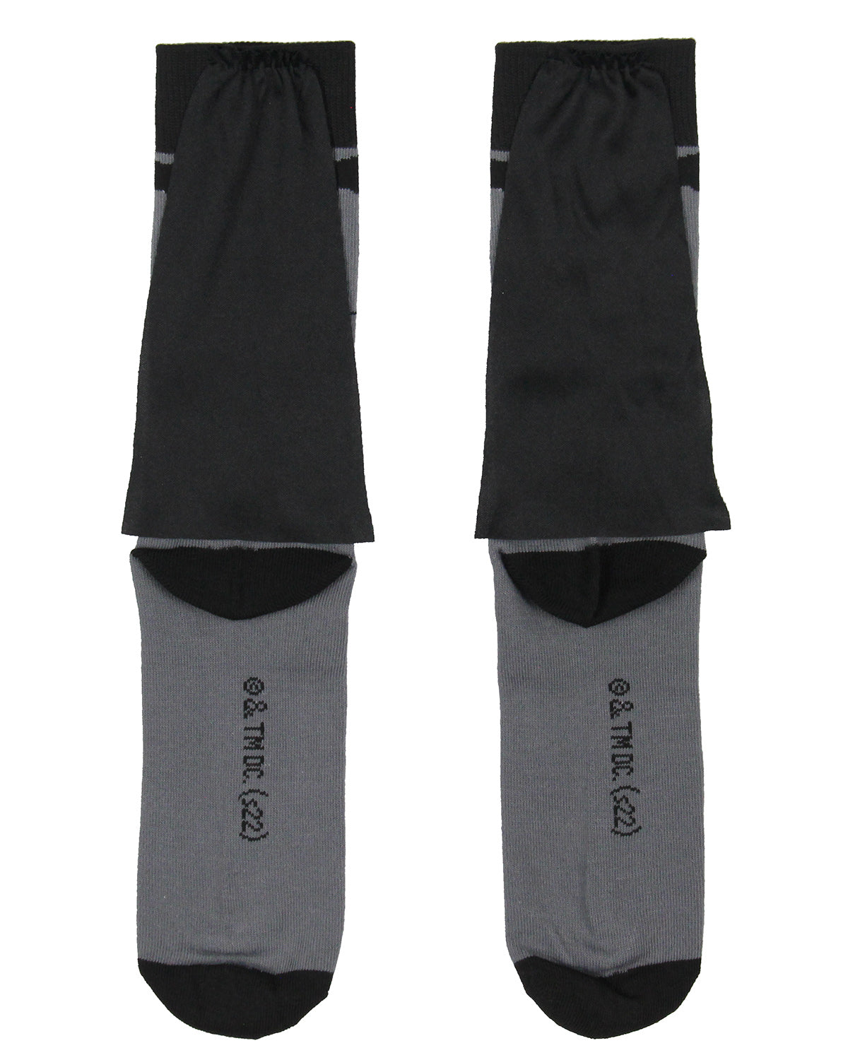 DC Comics Men's Adult Batman Cape Crew Mid-Calf Socks