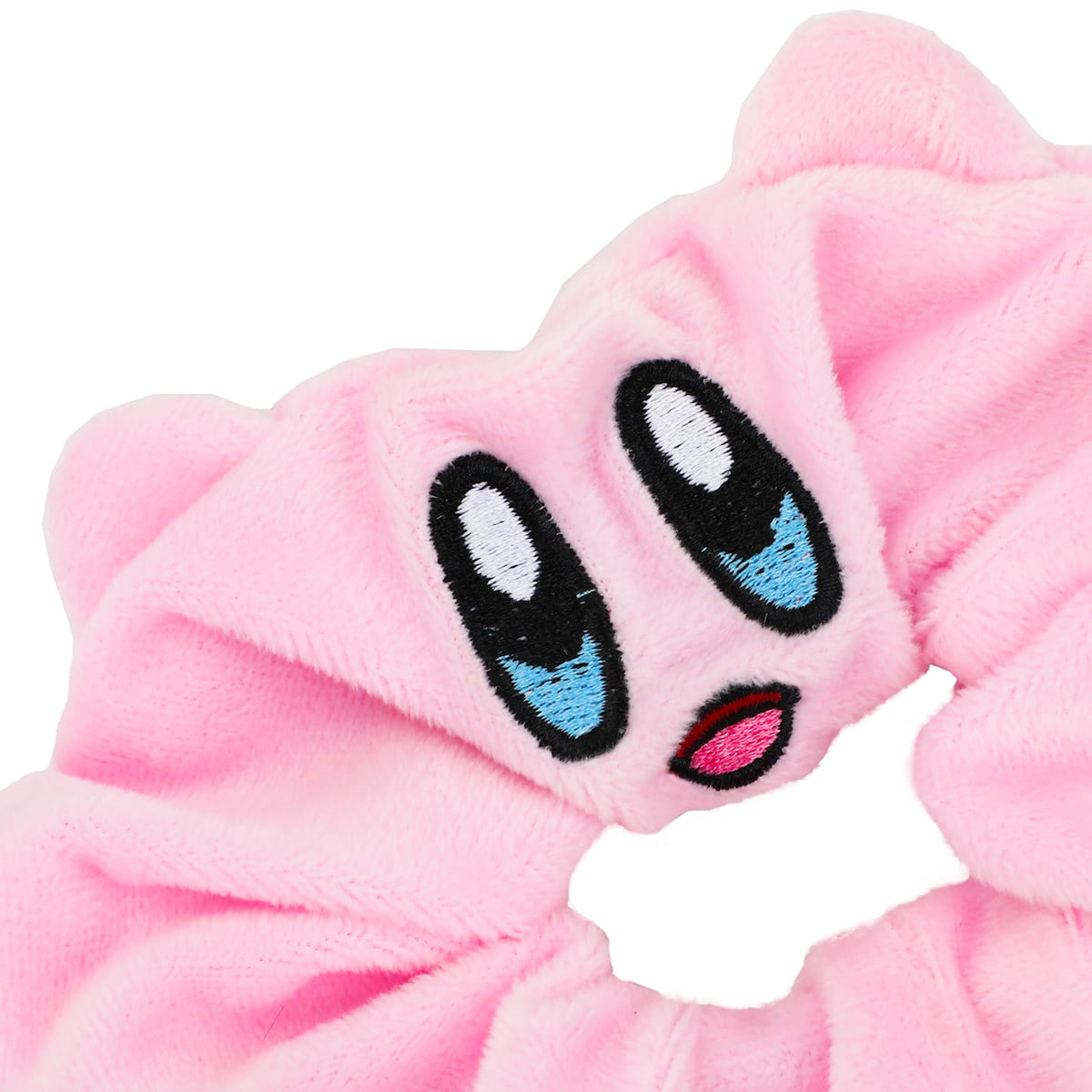 Nintendo Kirby 3 Pack Scrunchie Set Satin and Plush Character Accessory Hair Ties