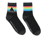 Pink Floyd Women's Dark Side Of The Moon Rainbow 3-Pack Quarter Crew Socks