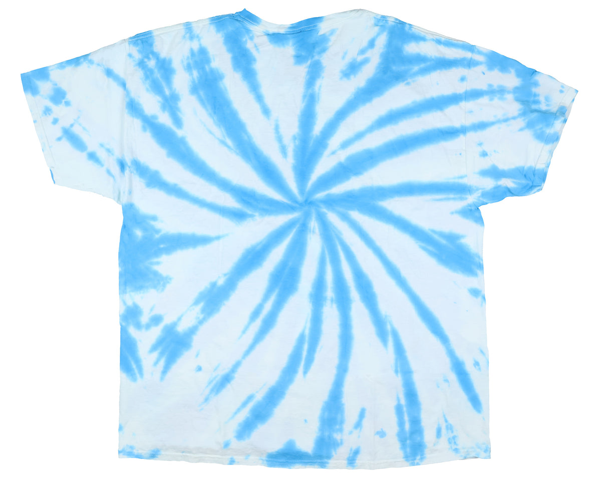 Disney Donald Duck Men's Angry Walk Spiral Tie-Dye Design T-Shirt