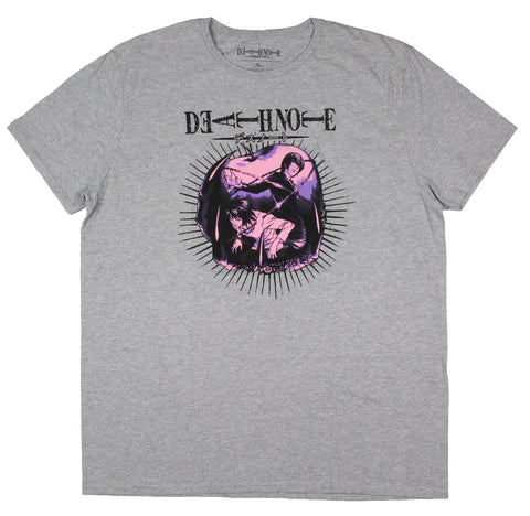 Death Note Men's Temptation Apple Character Design T-Shirt Adult