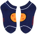 Dragon Ball Z Boys' Socks Goku Kame Symbols 4 Pairs Kids Ankle No Show Socks