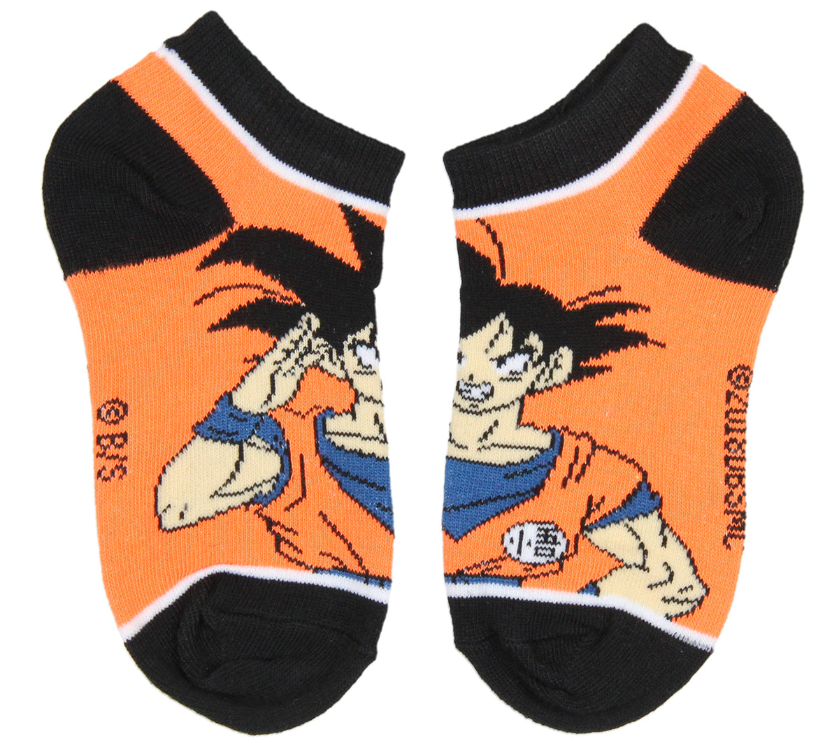 Dragon Ball Z Boys' Socks Goku Kame Symbols 4 Pairs Kids Ankle No Show Socks