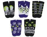 Beetlejuice It's Show Time 5 Pack No-Show Ankle Socks