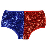 DC Comics Harley Quinn Costume Womens Suicide Squad Sequin Underwear