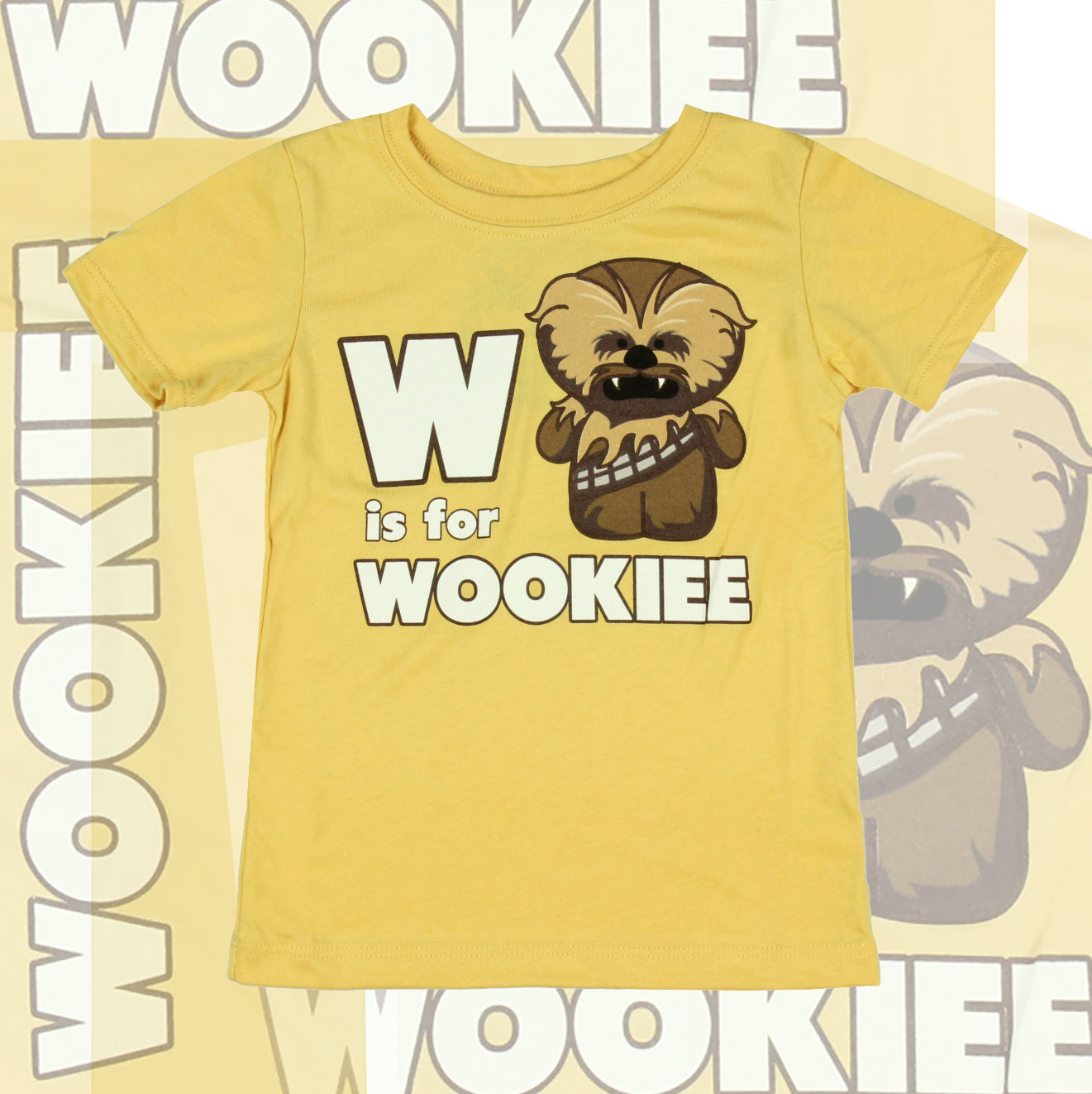 Star Wars "W Is For Wookie" Little Boys T-Shirt Kids