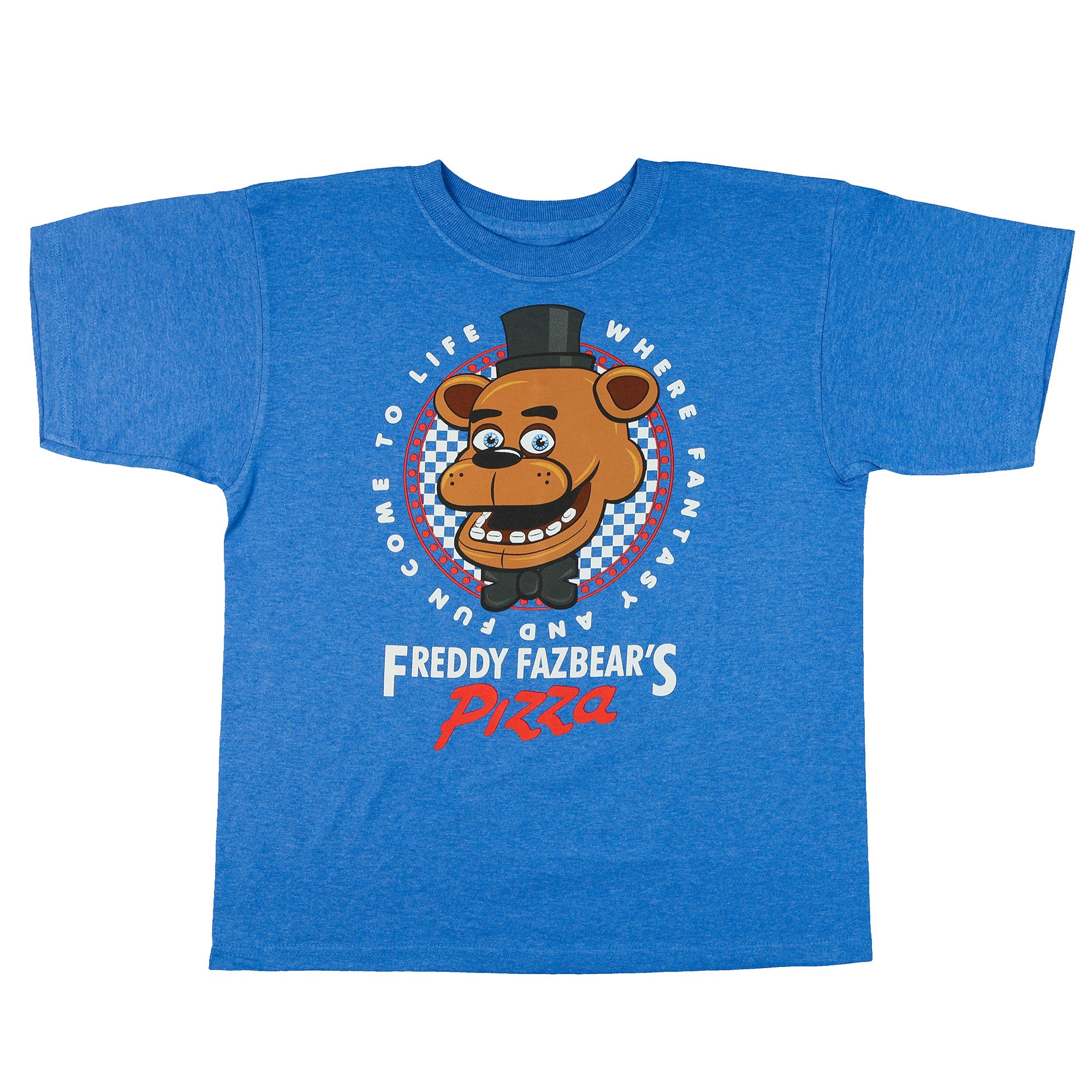 Five Nights At Freddy's T-Shirt Fantasy and Fun Pizza Boy's Tee