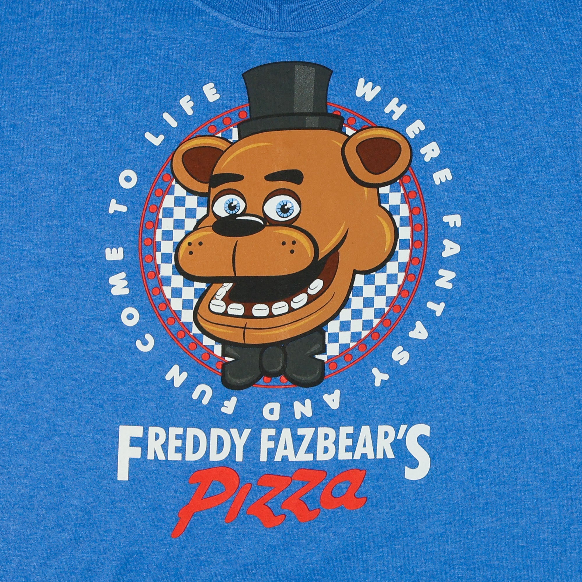 Five Nights At Freddy's T-Shirt Fantasy and Fun Pizza Boy's Tee
