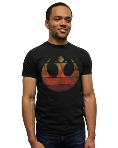 Star Wars Rebellion Shirt Mens Alliance Symbol Adult Graphic Print Tee
