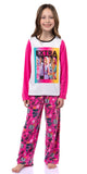 Komar Kids Barbie Girls No Such Thing As Too Extra Fleece 2 Piece Pajama Set