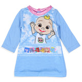 CoComelon Toddler Girls JJ Character Nightgown With Matching doll Gown