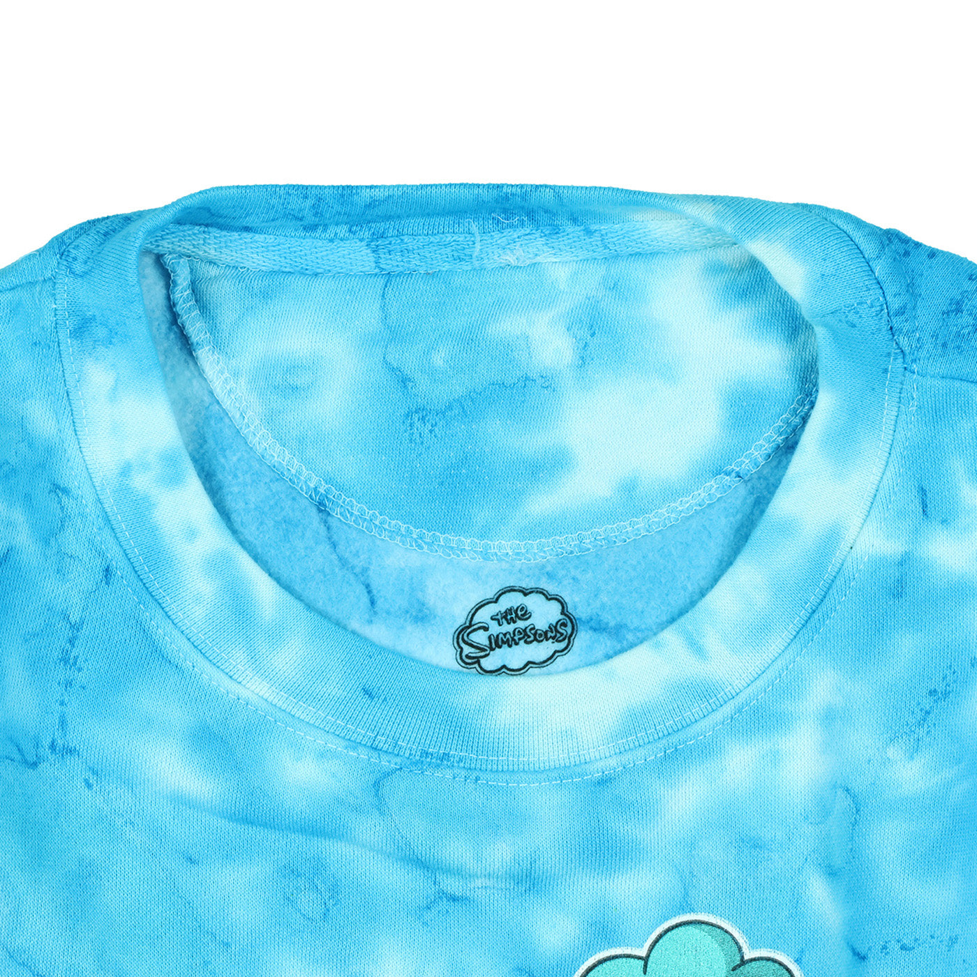 The Simpsons Men's Homer Krusty Sideshow Bob Tie Dye Pullover Sweatshirt