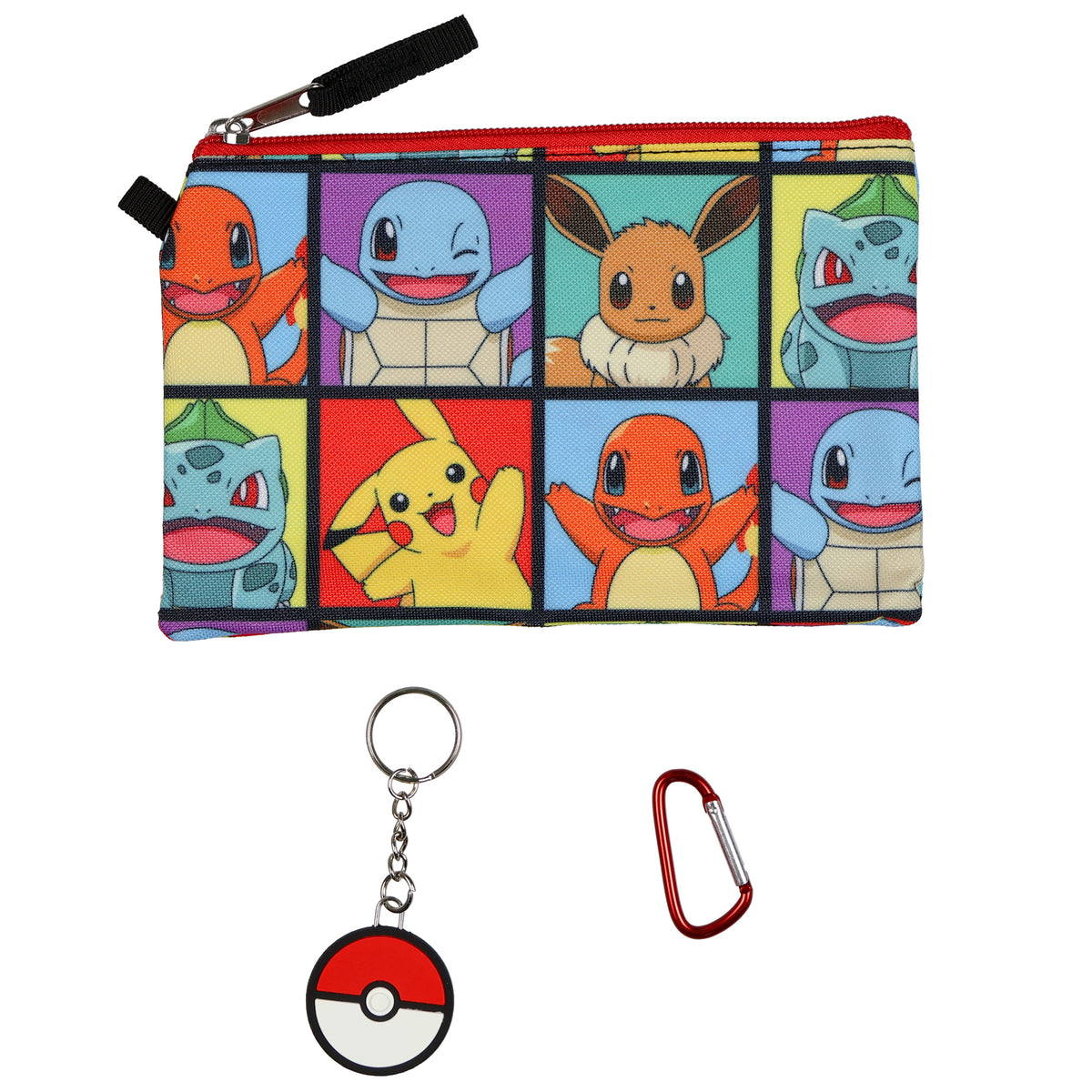 Pokemon 16" Backpack 5-Piece Set with Pencil Case and Keychain