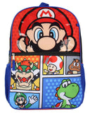Super Mario 5-Piece 16" Backpack Set With Detachable Lunch Tote