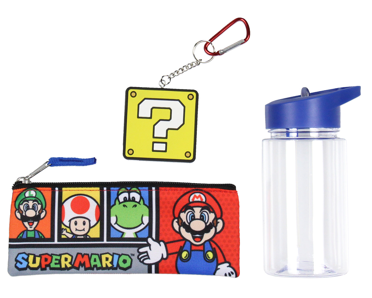 Super Mario 5-Piece 16" Backpack Set With Detachable Lunch Tote
