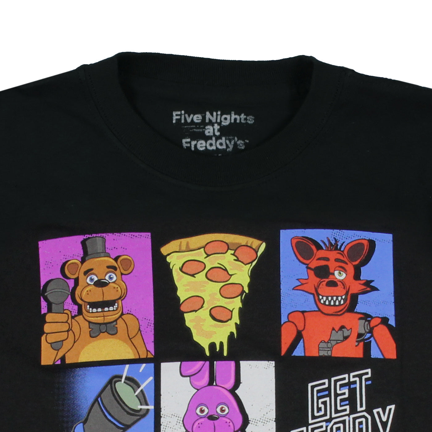 Five Nights at Freddy’s Shirt Boys' Get Ready Game Over Grid Design Top