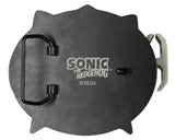Sonic The Hedgehog Heavy Duty Sonic Design Metal Belt Buckle