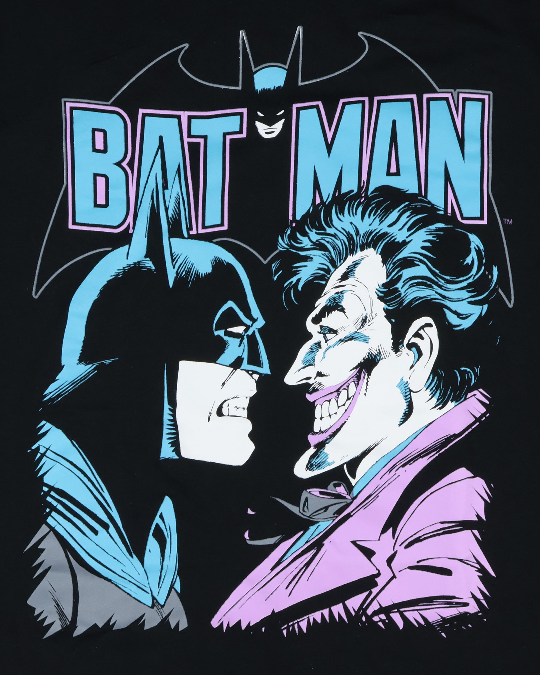DC Comics Batman Shirt Mens The Joker Adult Short Sleeve Graphic Tee (S)