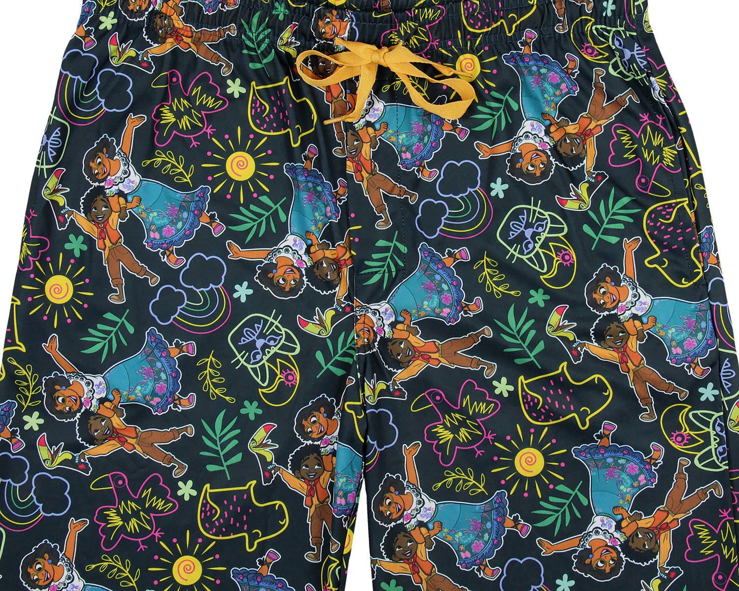 Disney Women's Encanto Allover Character and Drawings Lounge Pajama Pants