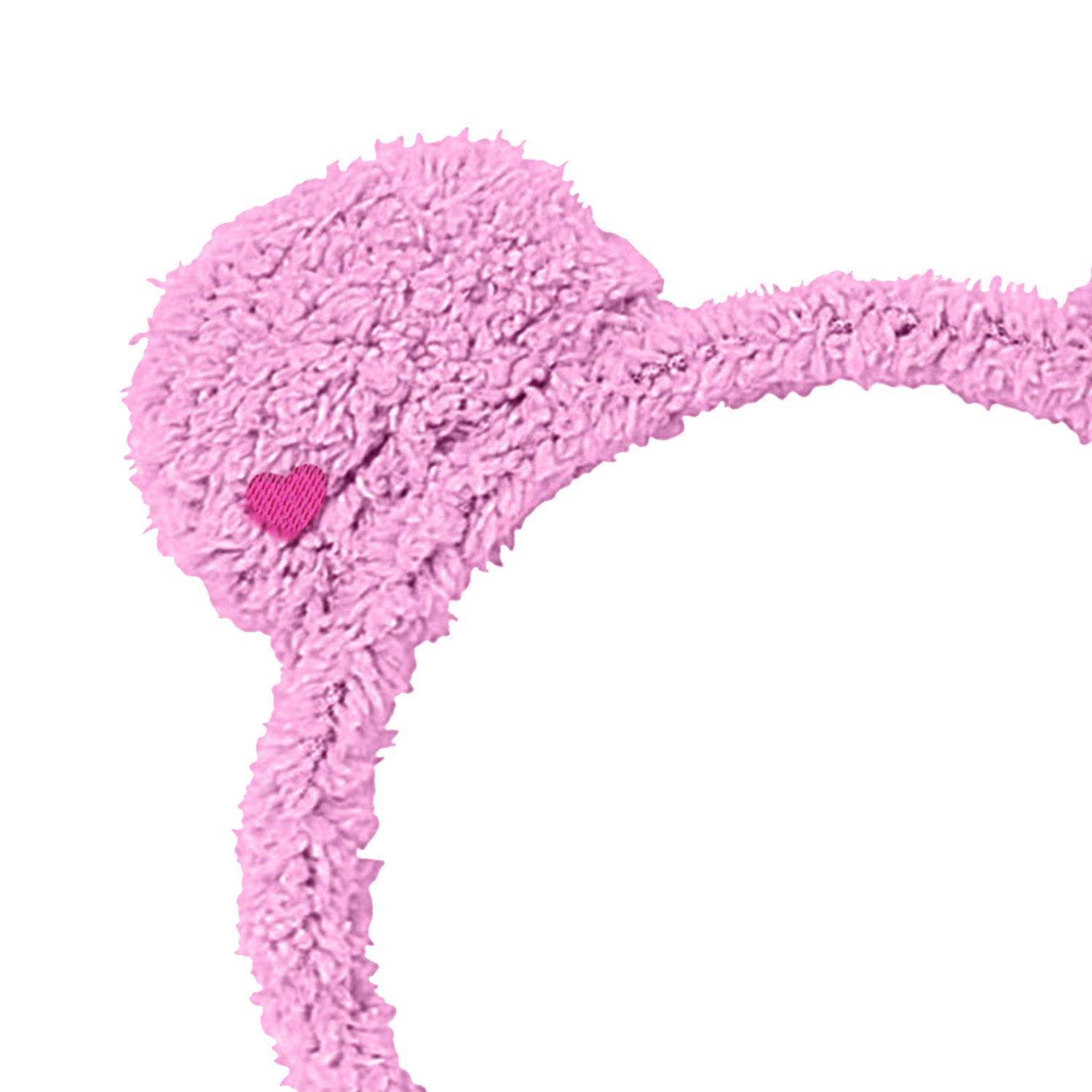 Care Bears Adult Sherpa Plush Costume Cosplay Headband with Ears, Belly Badges