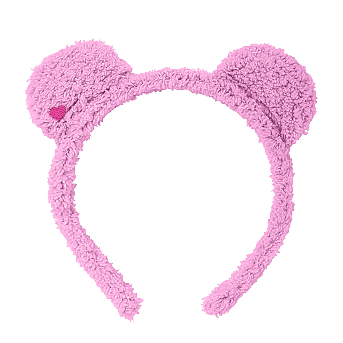 Care Bears Adult Sherpa Plush Costume Cosplay Headband with Ears, Belly Badges
