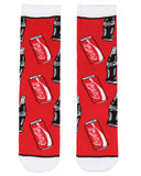 Coca-Cola Coke Crew Socks Bottles And Cans Soda Pop Drink Print 2 Pack