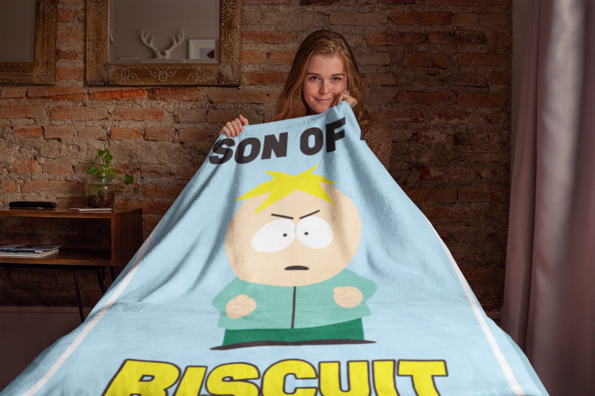 South Park Butters Son Of A Biscuit Soft Plush Fleece Throw Blanket 46" x 60"