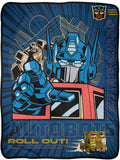 Transformers Autobots Roll Out Soft Fleece Throw Blanket 46" X 60"
