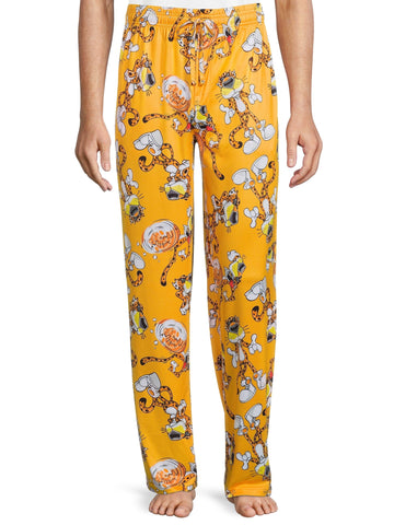 Cheetos Men's Chester Cheetah Allover Print Lounge Sleep Pajama Pants