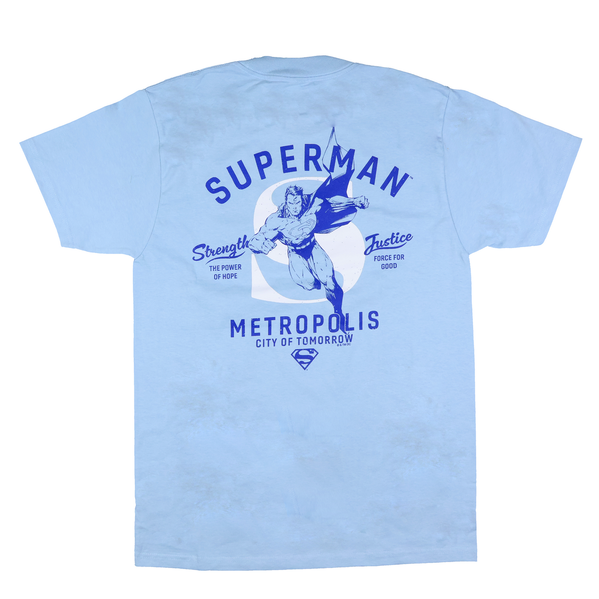 DC Comics Superman T-Shirt Men's City of Tomorrow Retro Style Graphic Tee