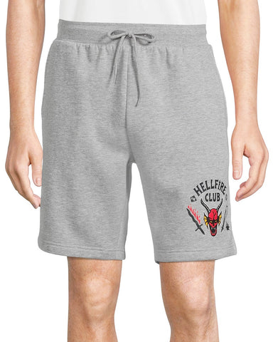 Stranger Things Men's Hellfire Club Logo Design Casual Lounge Shorts