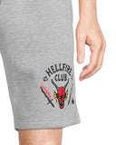 Stranger Things Men's Hellfire Club Logo Design Casual Lounge Shorts