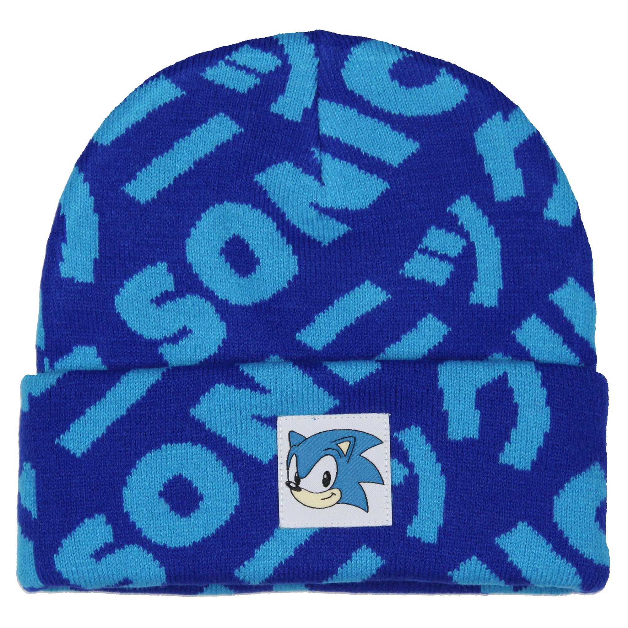 Sonic The Hedgehog 2-Pack Knit Cuffed Cold Weather Novelty Beanies Hat OSFM