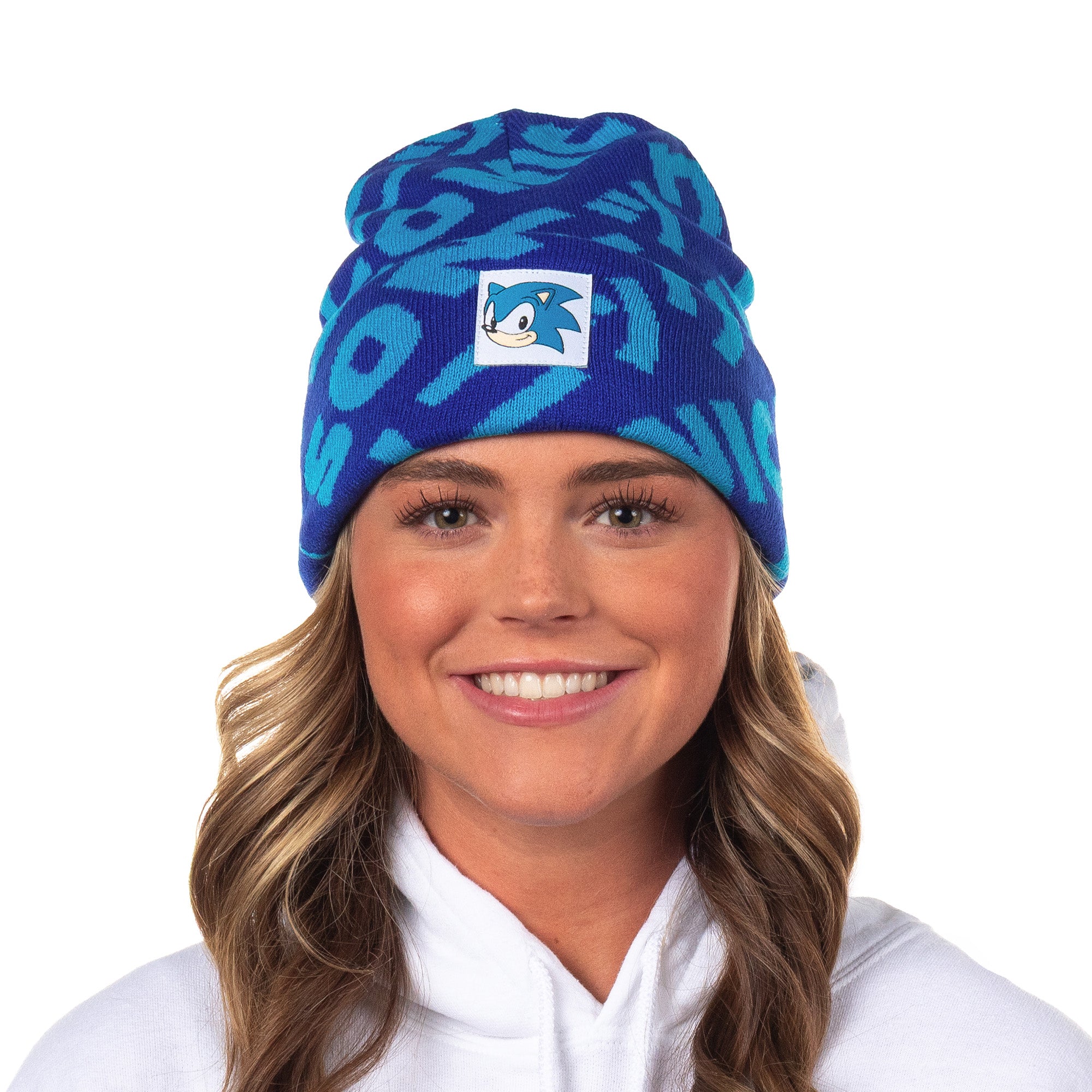 Sonic The Hedgehog 2-Pack Knit Cuffed Cold Weather Novelty Beanies Hat OSFM