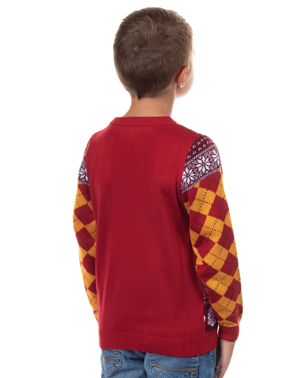 Harry Potter Ugly Sweater Kids House Crest Knit Christmas Pullover