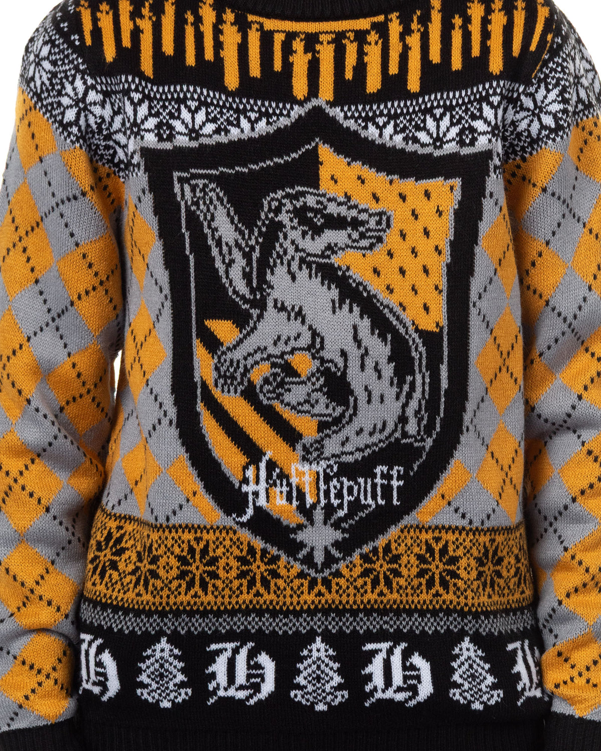 Harry Potter Ugly Sweater Kids House Crest Knit Christmas Pullover