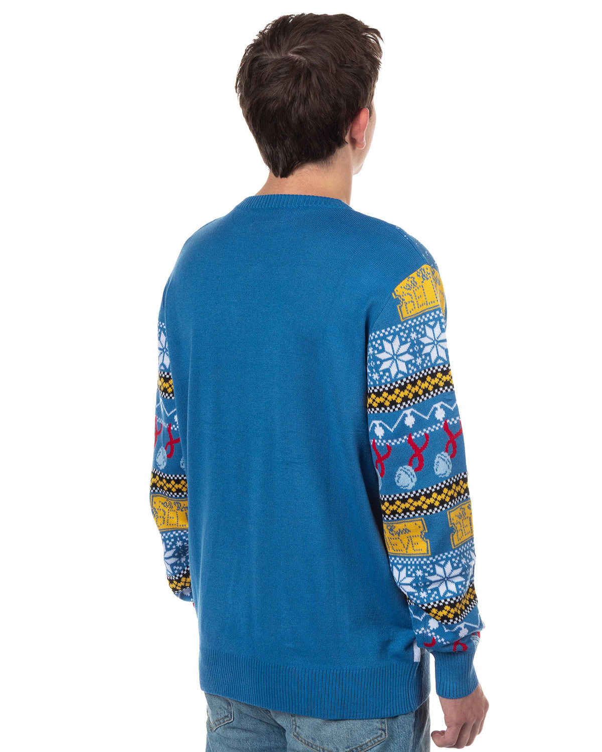 The Polar Express Ugly Sweater Adult All Aboard Holiday Knit Pullover
