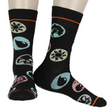 Magic The Gathering Men's Colors Of Magic Symbols Allover Design Crew Socks
