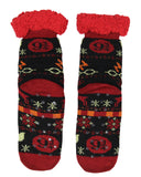 Harry Potter Women's Icons Knit Fleece Lined Slipper Crew Socks Shoe Size 5-10