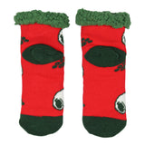 Peanuts Women's Snoopy Knit Fuzzy Fleece Lined Slipper Crew Socks Shoe Size 5-10