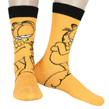 Garfield Comics Casual Novelty Men's Crew Socks Shoe Size 8-12