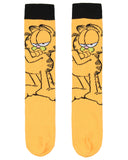 Garfield Comics Casual Novelty Men's Crew Socks Shoe Size 8-12