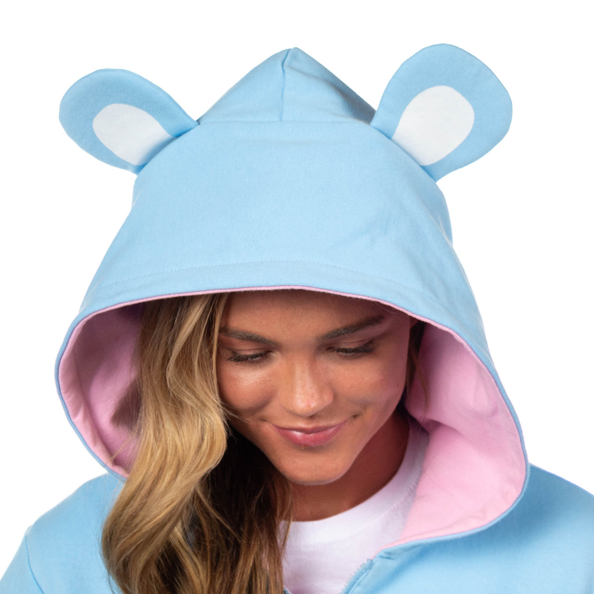 Care Bears Hoodie Grumpy and Cheer Reversible Juniors Costume Sweatshirt