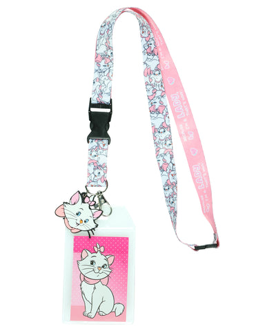 Disney Aristocats Marie Because I'm a Lady Breakaway Lanyard ID Badge Holder