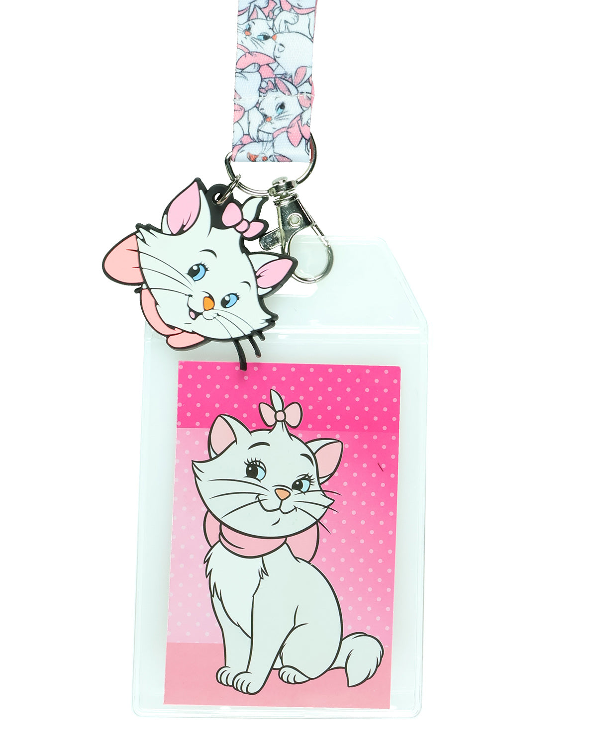 Disney Aristocats Marie Because I'm a Lady Breakaway Lanyard ID Badge Holder
